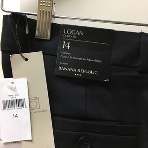 NWT Banana Republic Factory Logan trousers